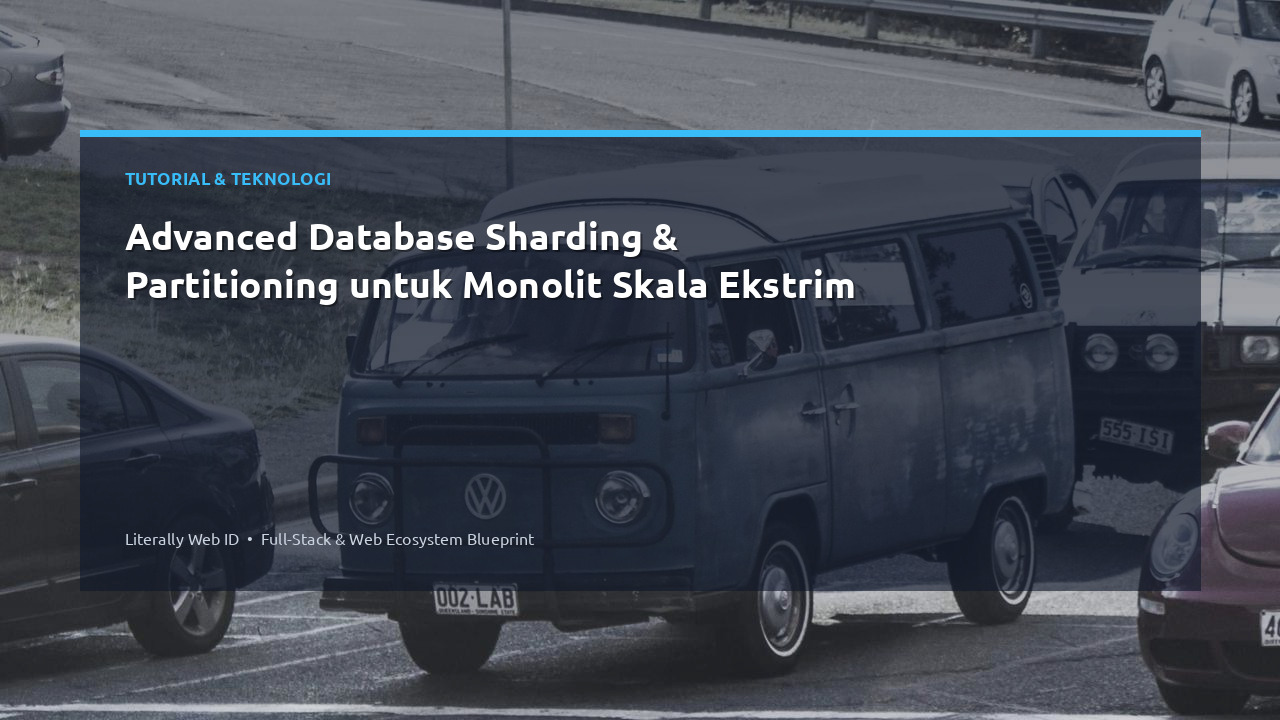 Advanced Database Sharding & Partitioning untuk Monolit Skala Ekstrim