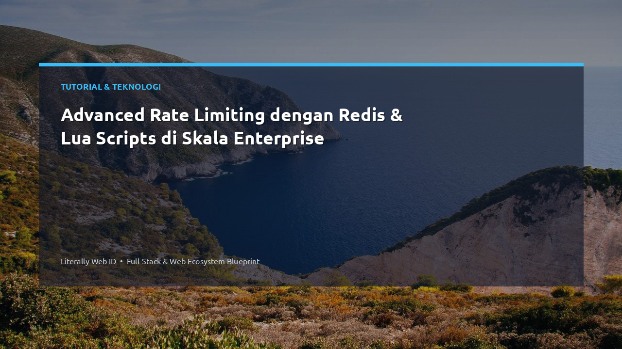 Advanced Rate Limiting dengan Redis & Lua Scripts di Skala Enterprise