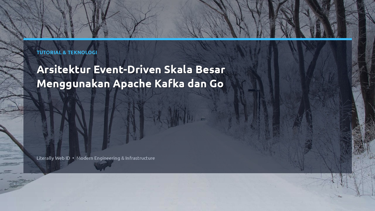 Arsitektur Event-Driven Skala Besar Menggunakan Apache Kafka dan Go