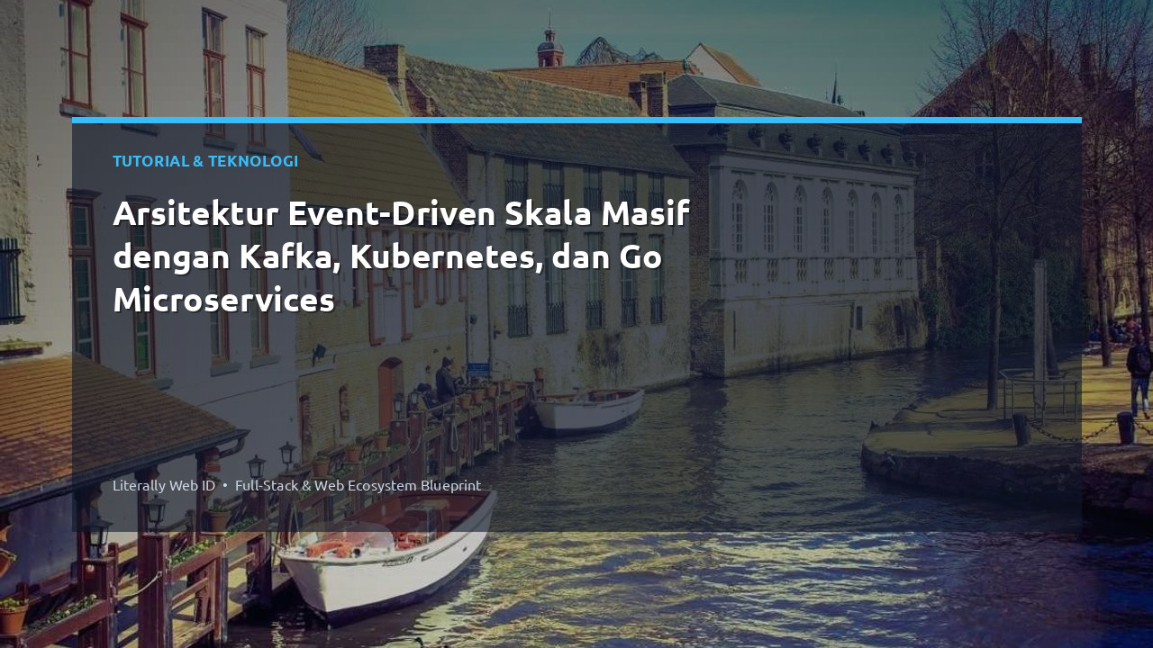 Arsitektur Event-Driven Skala Masif dengan Kafka, Kubernetes, dan Go Microservices