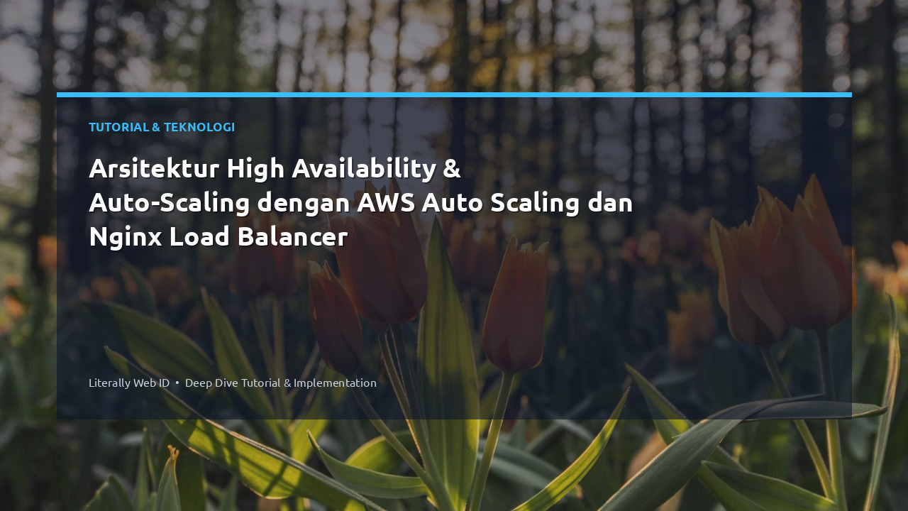 Arsitektur High Availability & Auto-Scaling dengan AWS Auto Scaling dan Nginx Load Balancer