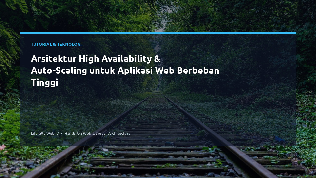 Arsitektur High Availability & Auto-Scaling untuk Aplikasi Web Berbeban Tinggi