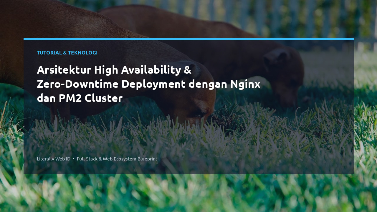 Arsitektur High Availability & Zero-Downtime Deployment dengan Nginx dan PM2 Cluster