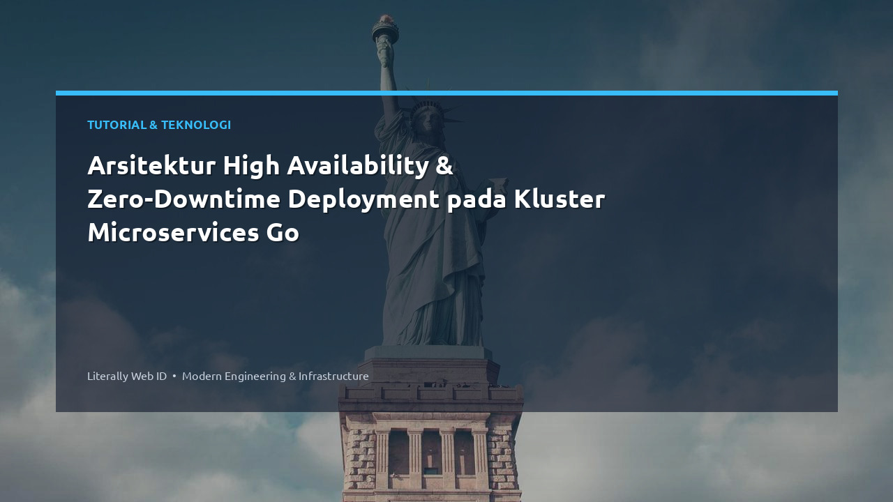 Arsitektur High Availability & Zero-Downtime Deployment pada Kluster Microservices Go