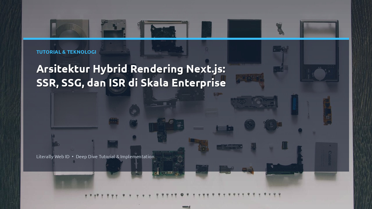 Arsitektur Hybrid Rendering Next.js: SSR, SSG, dan ISR di Skala Enterprise