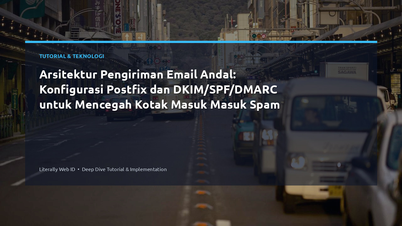 Arsitektur Pengiriman Email Andal: Konfigurasi Postfix dan DKIM/SPF/DMARC untuk Mencegah Kotak Masuk Masuk Spam