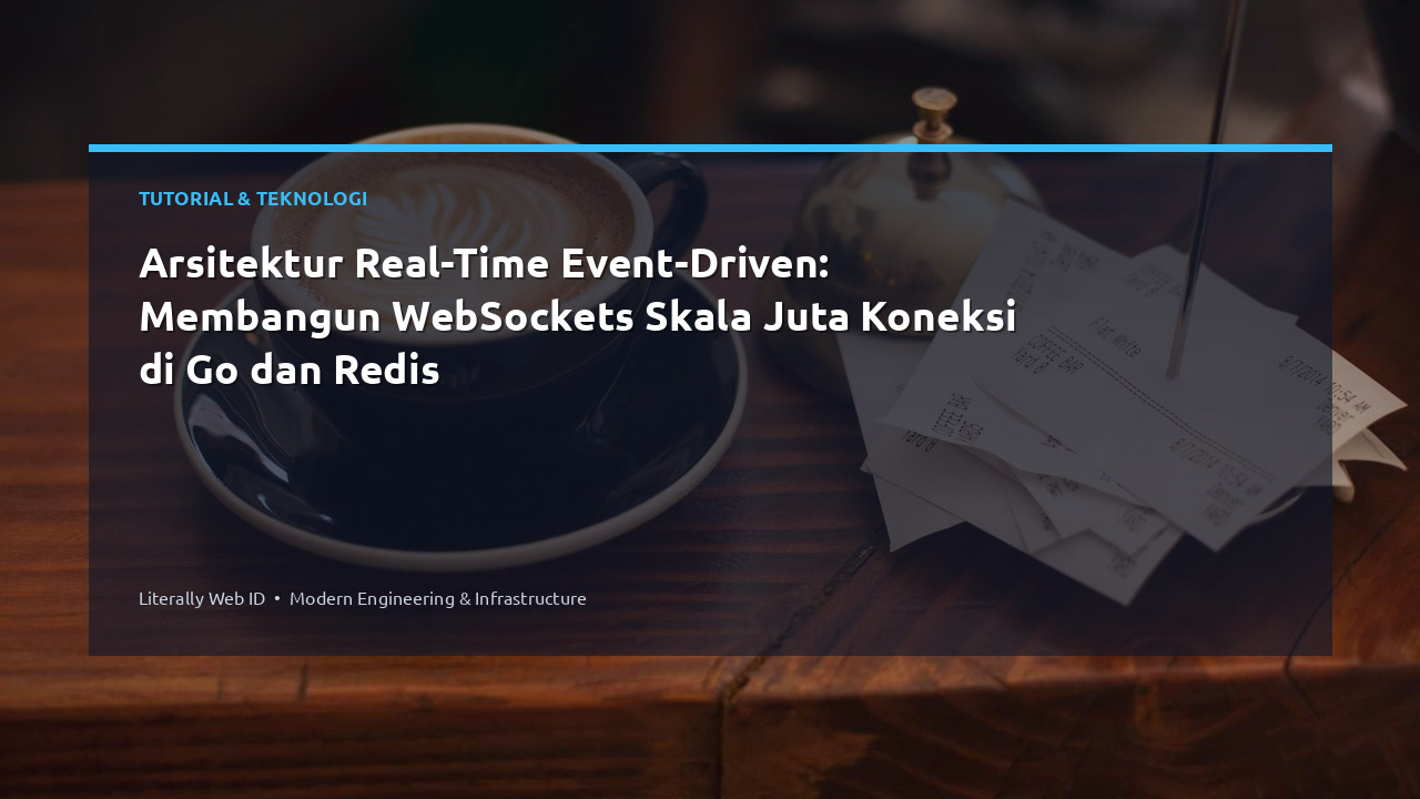 Arsitektur Real-Time Event-Driven: Membangun WebSockets Skala Juta Koneksi di Go dan Redis