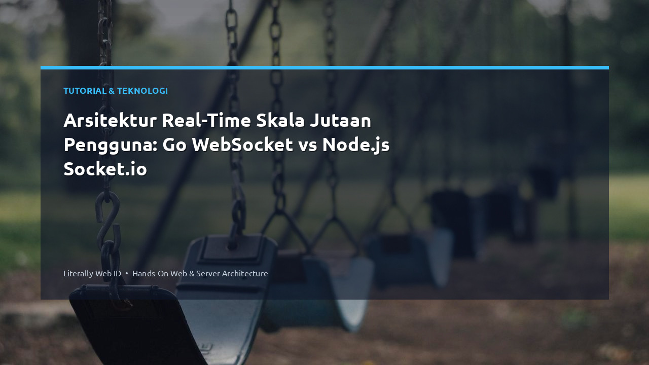 Arsitektur Real-Time Skala Jutaan Pengguna: Go WebSocket vs Node.js Socket.io