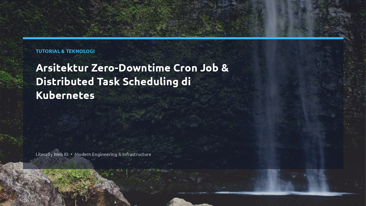 Arsitektur Zero-Downtime Cron Job & Distributed Task Scheduling di Kubernetes