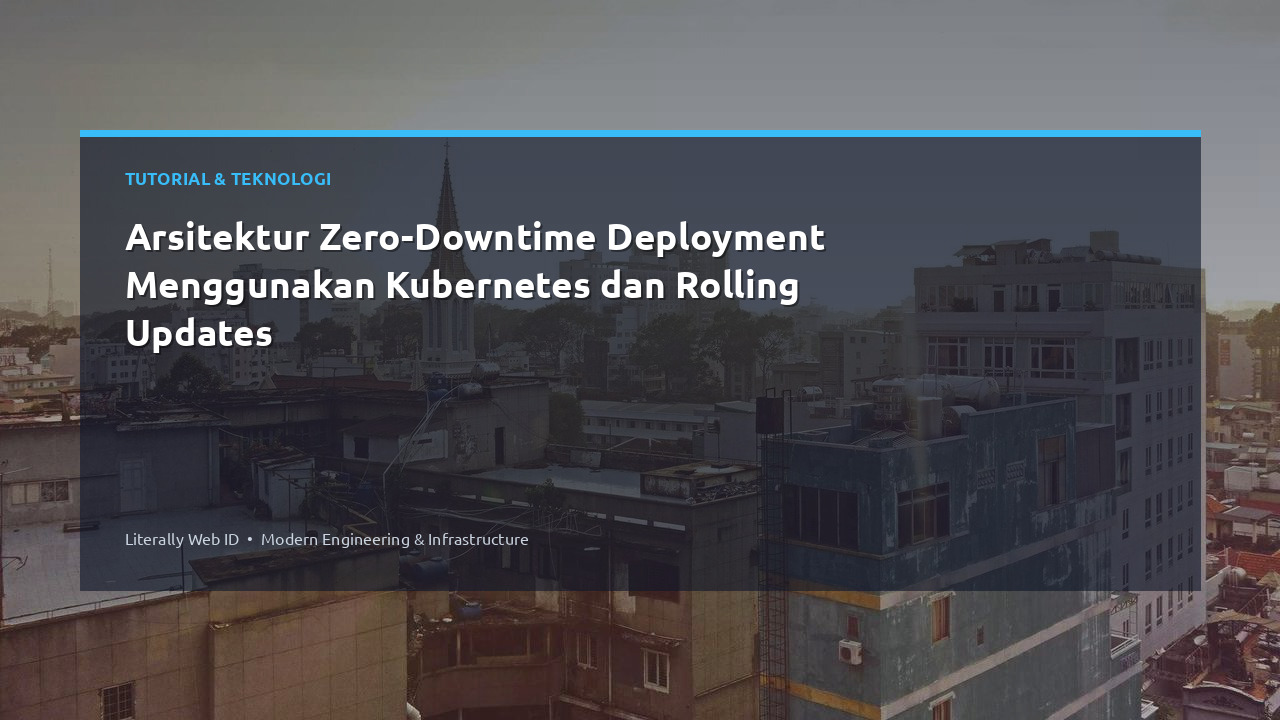 Arsitektur Zero-Downtime Deployment Menggunakan Kubernetes dan Rolling Updates