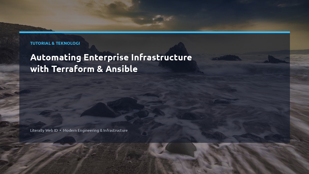 Automating Enterprise Infrastructure with Terraform & Ansible