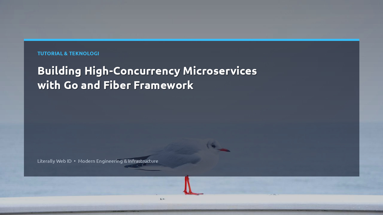 Building High-Concurrency Microservices with Go and Fiber Framework