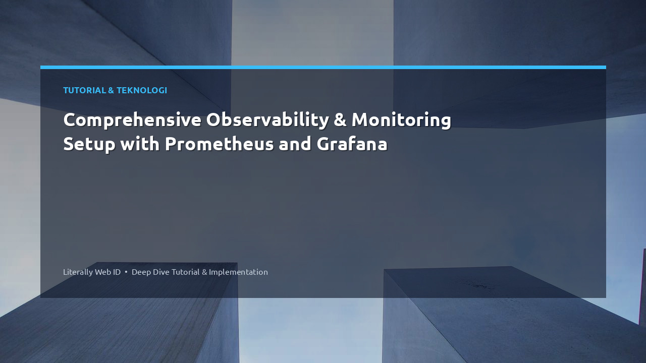 Comprehensive Observability & Monitoring Setup with Prometheus and Grafana