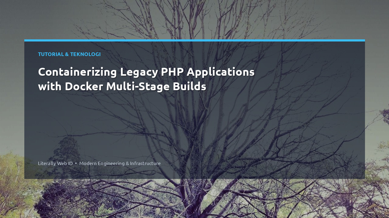 Containerizing Legacy PHP Applications with Docker Multi-Stage Builds