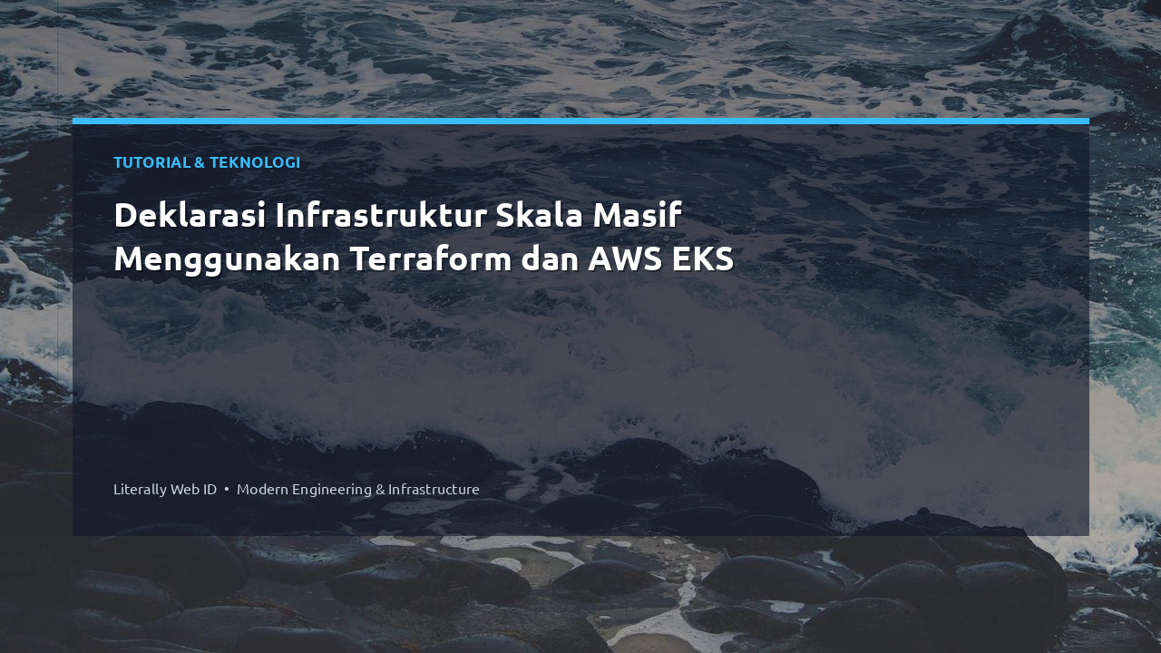 Deklarasi Infrastruktur Skala Masif Menggunakan Terraform dan AWS EKS