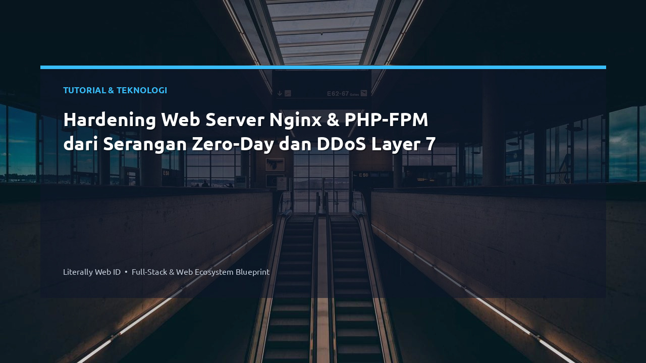 Hardening Web Server Nginx & PHP-FPM dari Serangan Zero-Day dan DDoS Layer 7