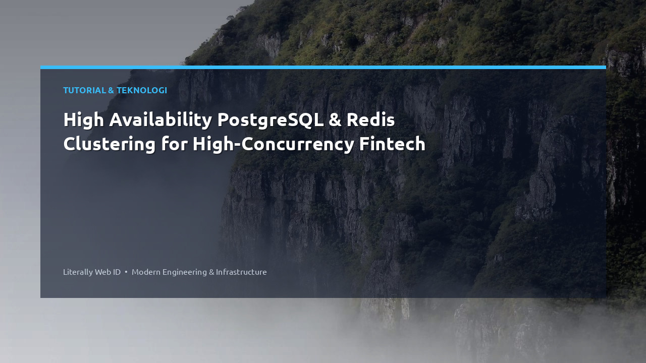 High Availability PostgreSQL & Redis Clustering for High-Concurrency Fintech