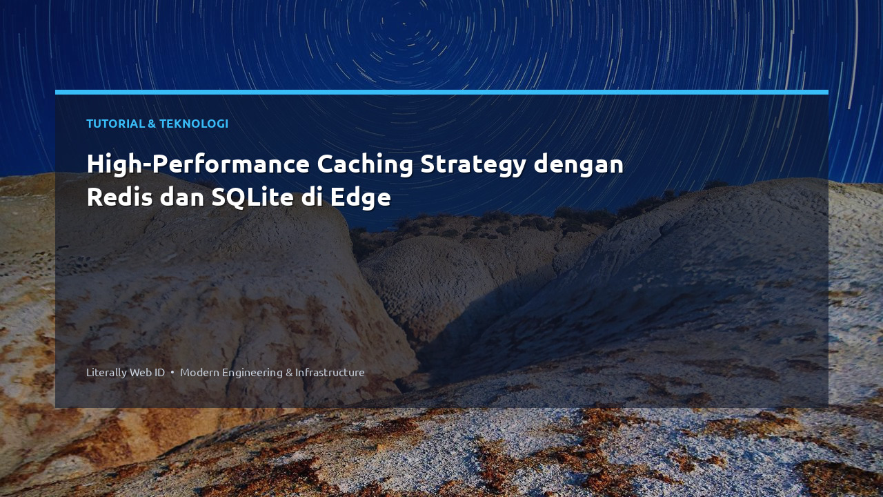 High-Performance Caching Strategy dengan Redis dan SQLite di Edge