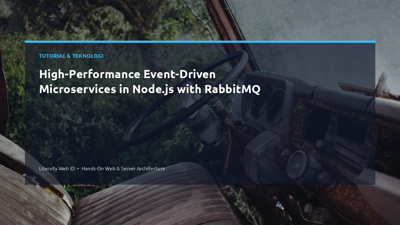 High-Performance Event-Driven Microservices in Node.js with RabbitMQ