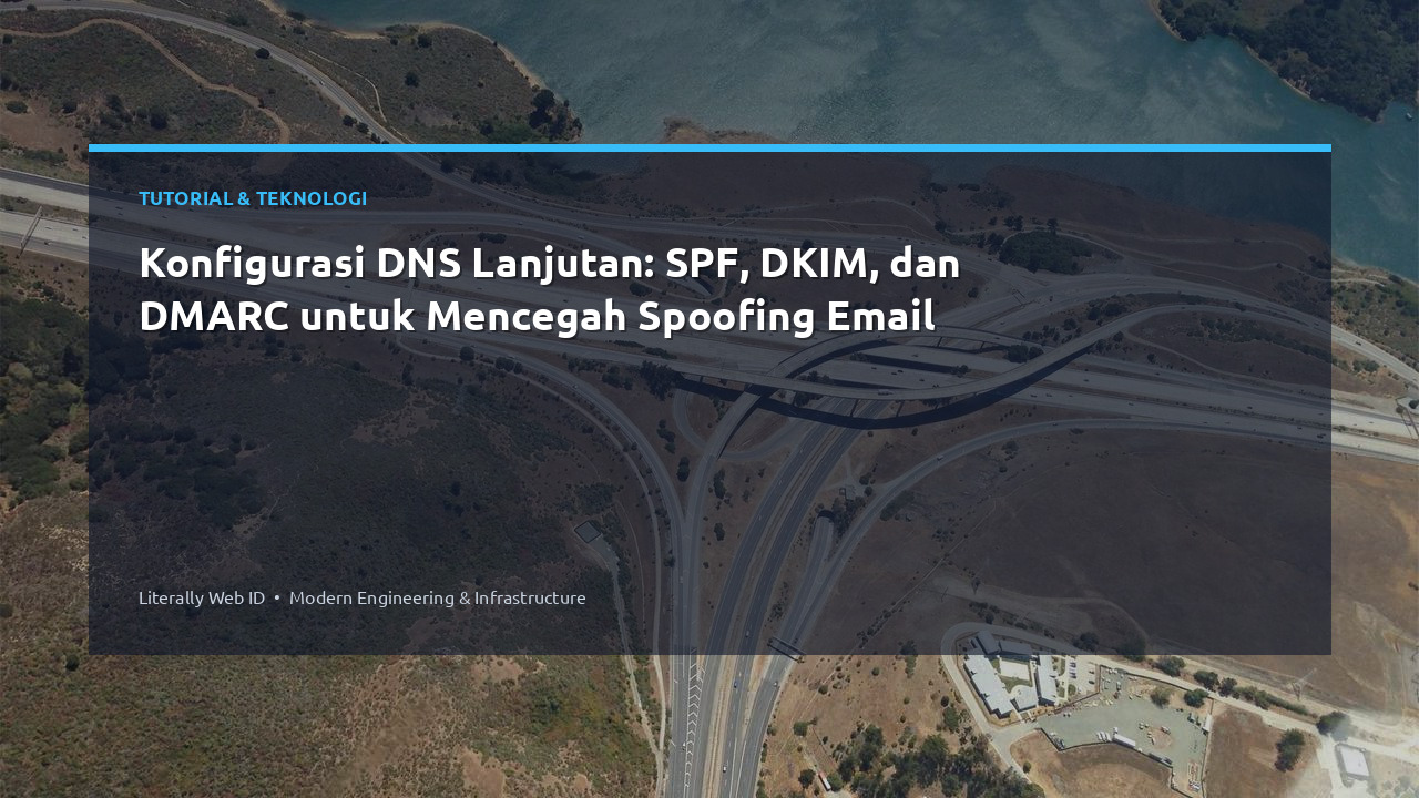 Konfigurasi DNS Lanjutan: SPF, DKIM, dan DMARC untuk Mencegah Spoofing Email