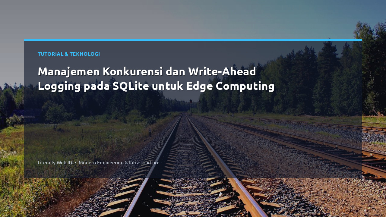 Manajemen Konkurensi dan Write-Ahead Logging pada SQLite untuk Edge Computing