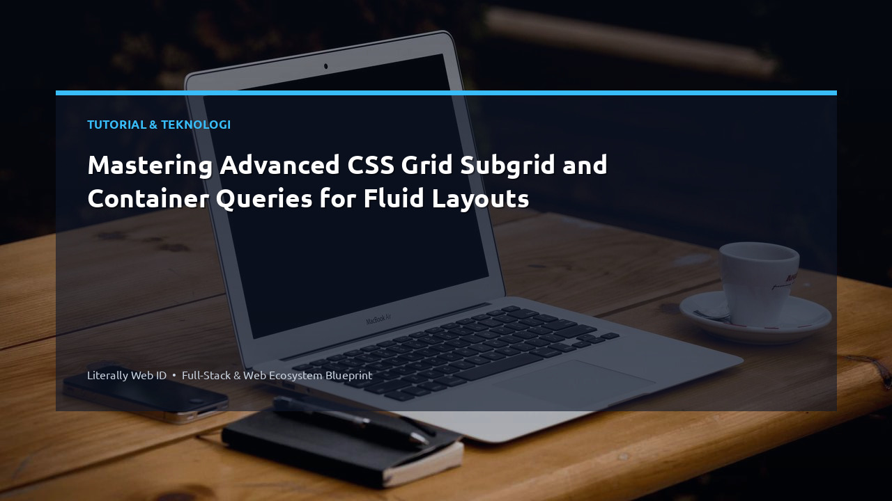 Mastering Advanced CSS Grid Subgrid and Container Queries for Fluid Layouts