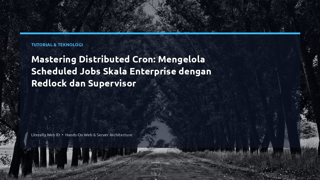 Mastering Distributed Cron: Mengelola Scheduled Jobs Skala Enterprise dengan Redlock dan Supervisor