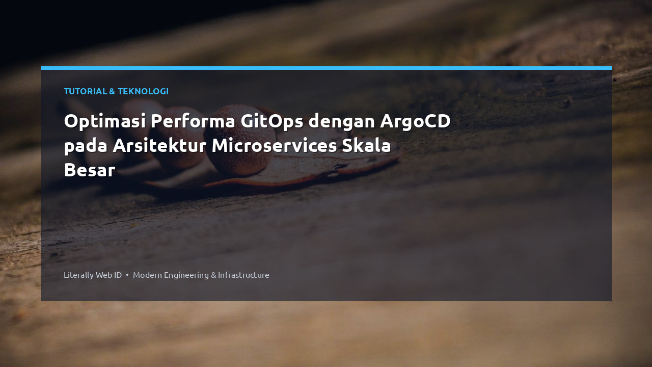 Optimasi Performa GitOps dengan ArgoCD pada Arsitektur Microservices Skala Besar