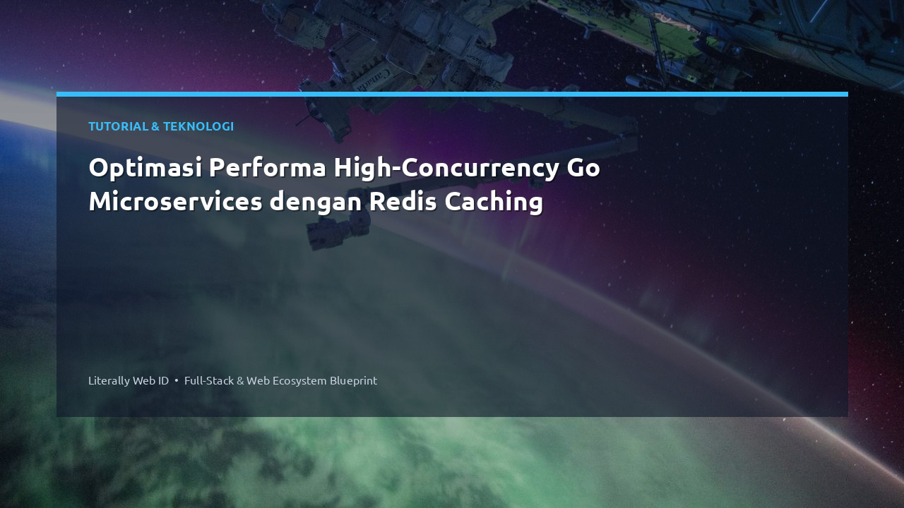 Optimasi Performa High-Concurrency Go Microservices dengan Redis Caching