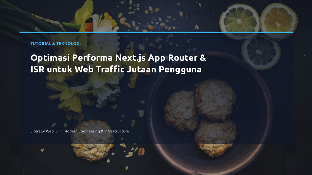 Optimasi Performa Next.js App Router & ISR untuk Web Traffic Jutaan Pengguna