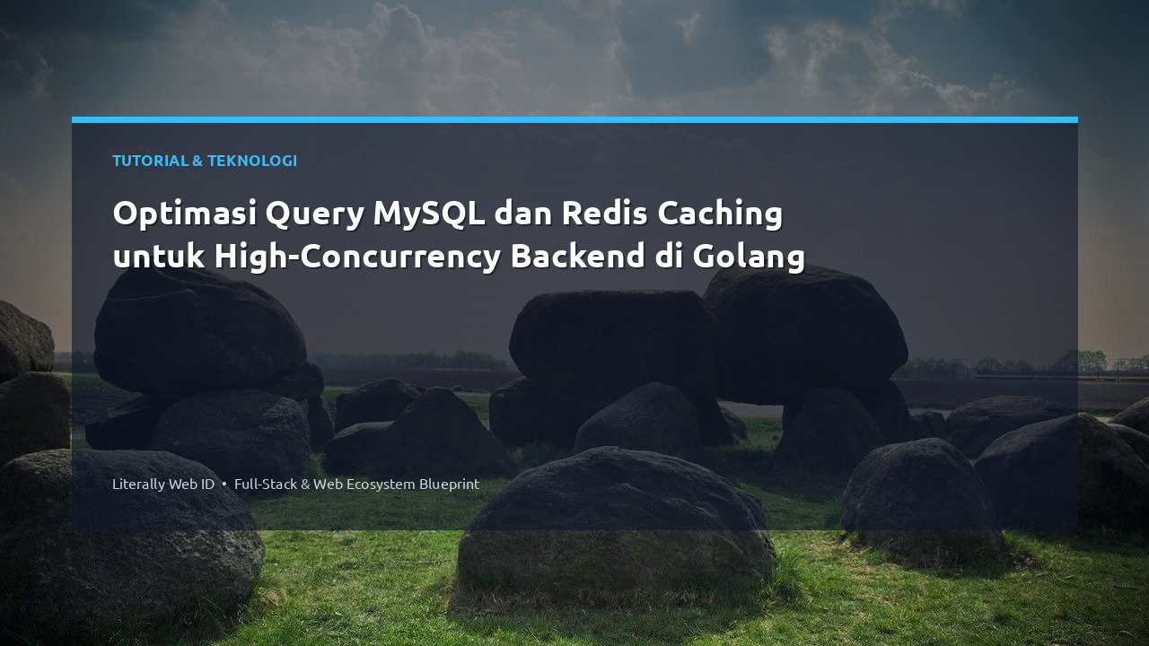 Optimasi Query MySQL dan Redis Caching untuk High-Concurrency Backend di Golang