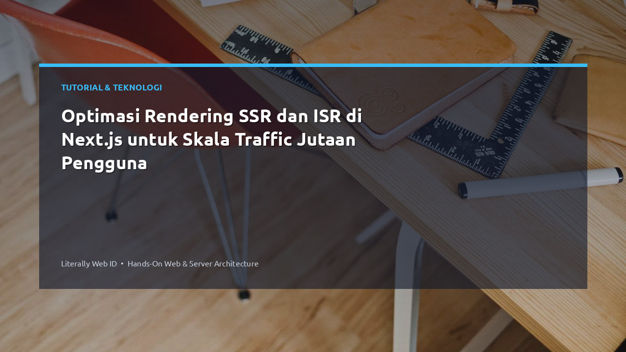 Optimasi Rendering SSR dan ISR di Next.js untuk Skala Traffic Jutaan Pengguna
