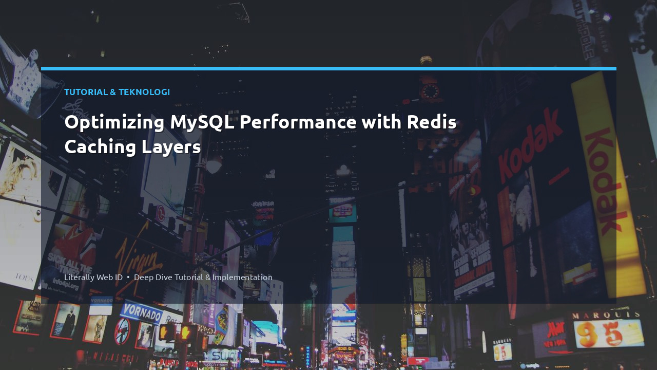 Optimizing MySQL Performance with Redis Caching Layers