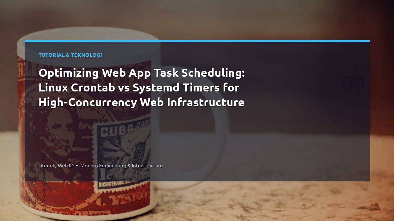 Optimizing Web App Task Scheduling: Linux Crontab vs Systemd Timers for High-Concurrency Web Infrastructure