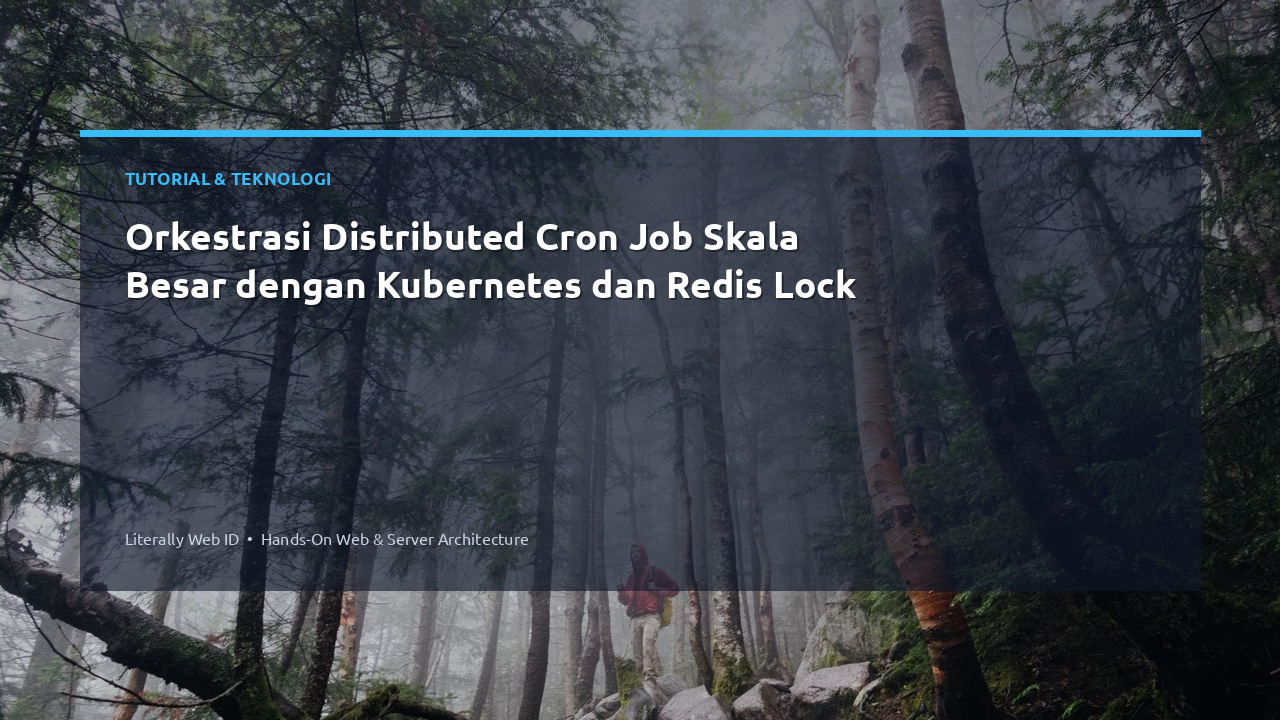 Orkestrasi Distributed Cron Job Skala Besar dengan Kubernetes dan Redis Lock