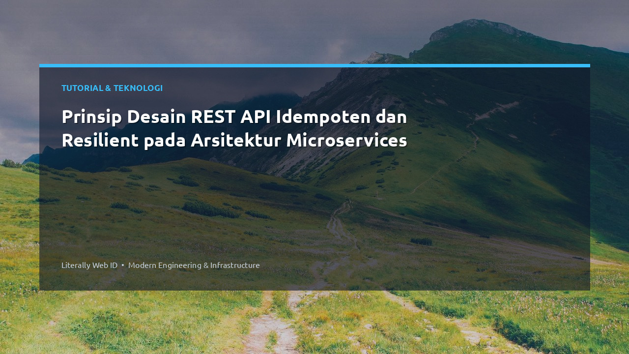 Prinsip Desain REST API Idempoten dan Resilient pada Arsitektur Microservices