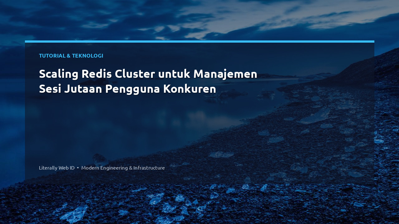 Scaling Redis Cluster untuk Manajemen Sesi Jutaan Pengguna Konkuren