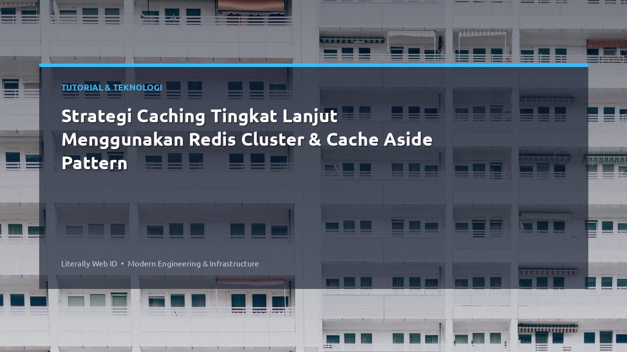 Strategi Caching Tingkat Lanjut Menggunakan Redis Cluster & Cache Aside Pattern