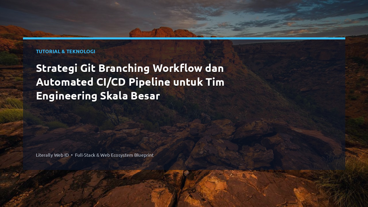 Strategi Git Branching Workflow dan Automated CI/CD Pipeline untuk Tim Engineering Skala Besar