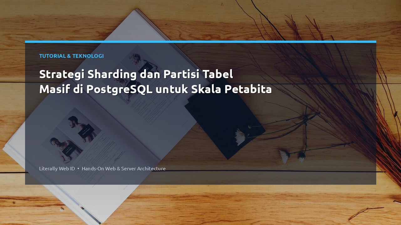 Strategi Sharding dan Partisi Tabel Masif di PostgreSQL untuk Skala Petabita