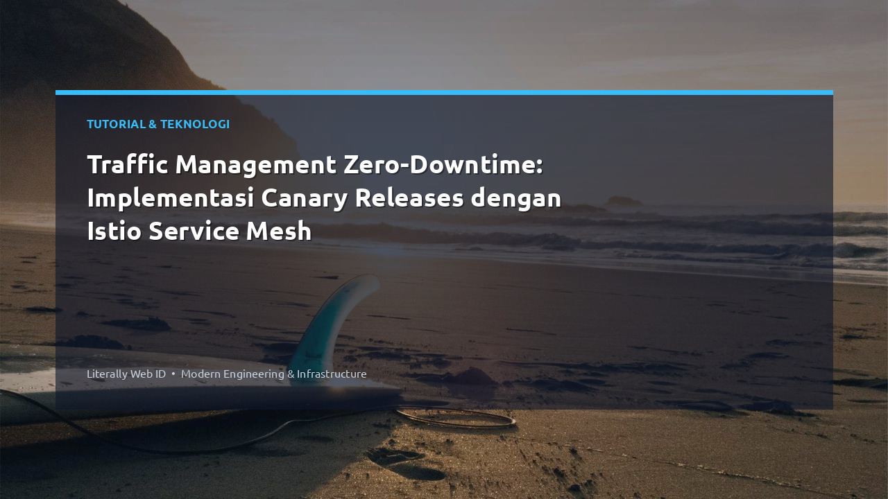 Traffic Management Zero-Downtime: Implementasi Canary Releases dengan Istio Service Mesh