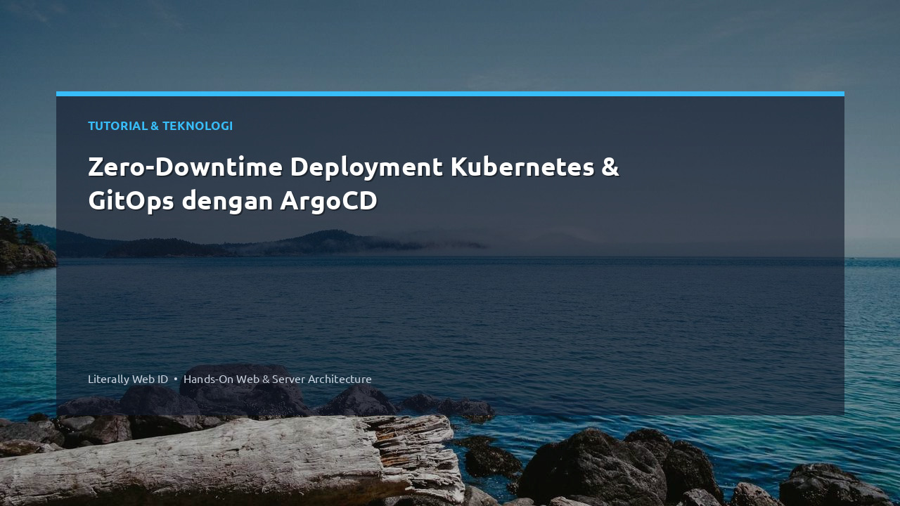 Zero-Downtime Deployment Kubernetes & GitOps dengan ArgoCD