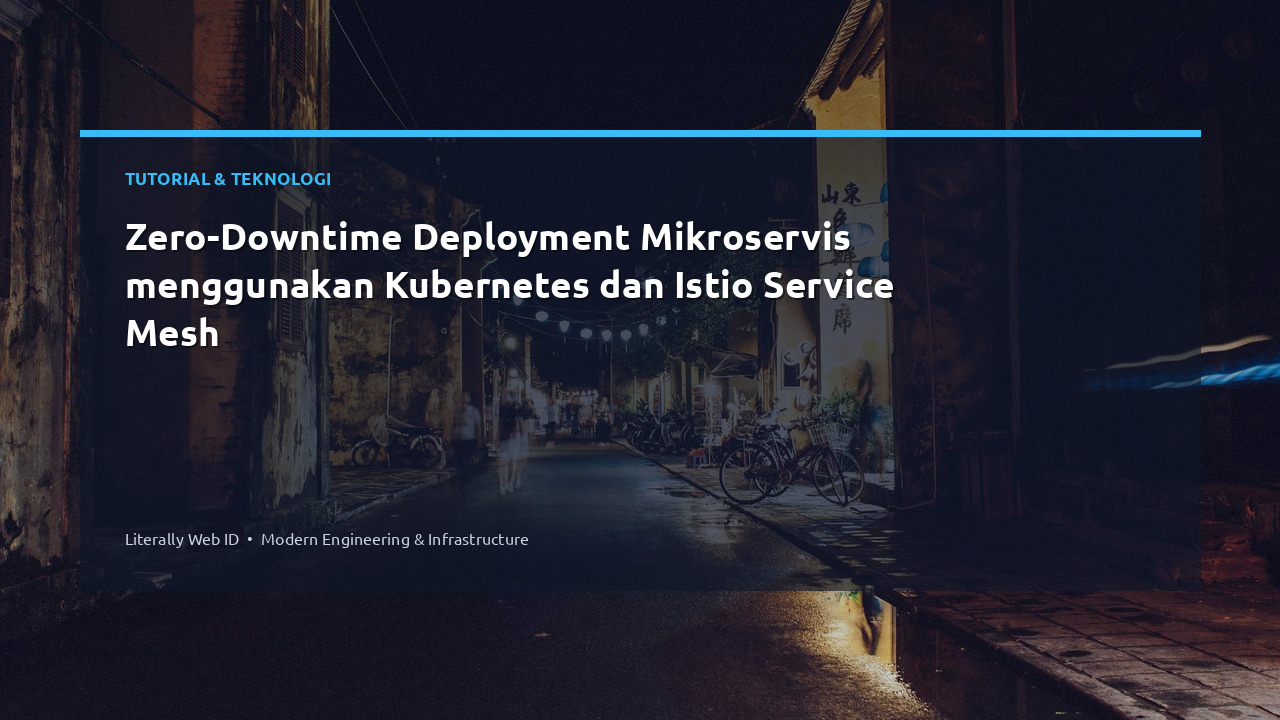 Zero-Downtime Deployment Mikroservis menggunakan Kubernetes dan Istio Service Mesh
