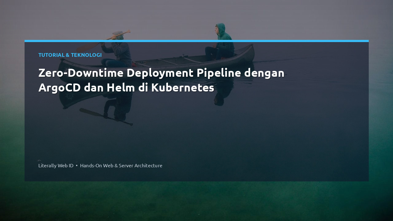 Zero-Downtime Deployment Pipeline dengan ArgoCD dan Helm di Kubernetes