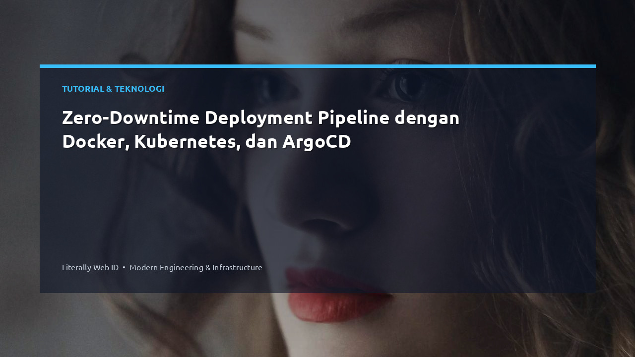 Zero-Downtime Deployment Pipeline dengan Docker, Kubernetes, dan ArgoCD