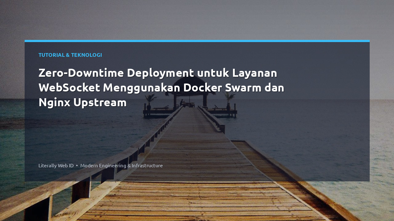 Zero-Downtime Deployment untuk Layanan WebSocket Menggunakan Docker Swarm dan Nginx Upstream
