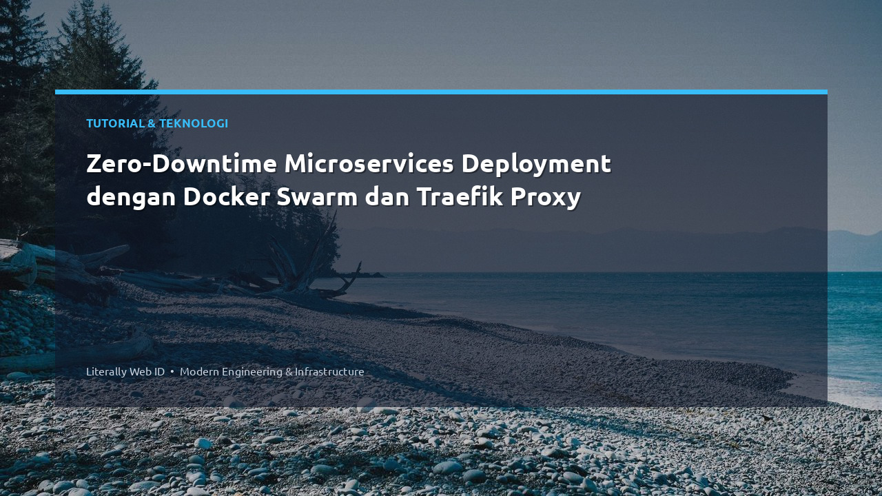 Zero-Downtime Microservices Deployment dengan Docker Swarm dan Traefik Proxy
