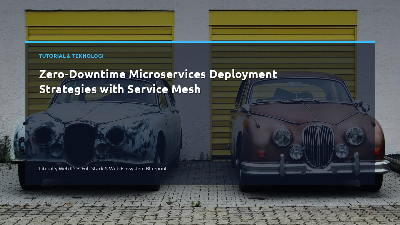 Zero-Downtime Microservices Deployment Strategies with Service Mesh